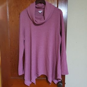 Pink Cowl Neck Tunic Sonoma Sz XL